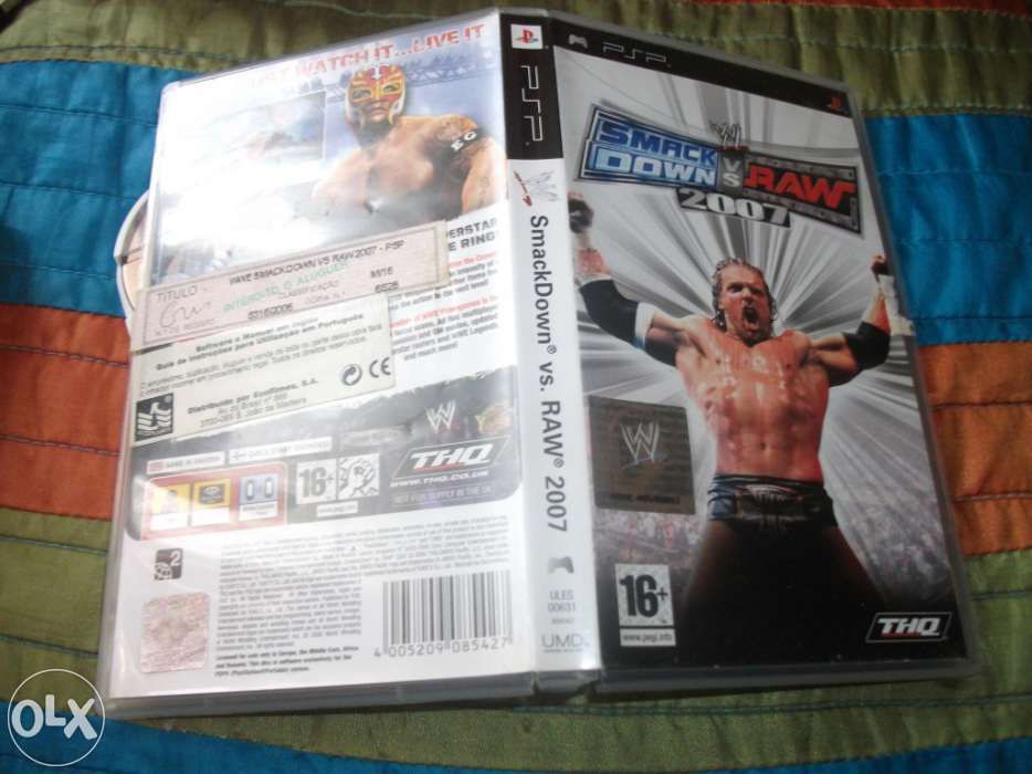 Jogo psp Smack Down 2007