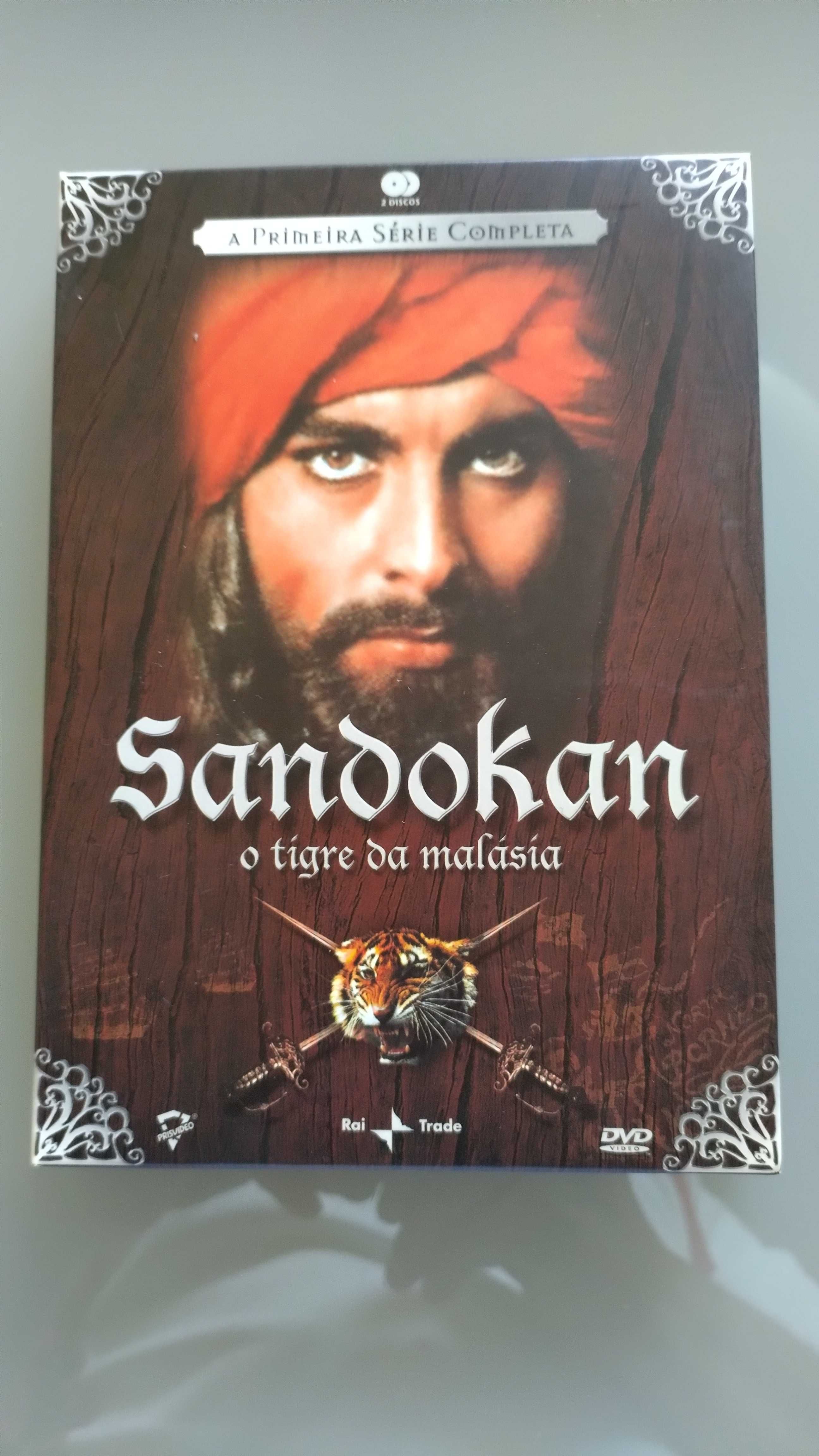 2 DVDs Sandokan Tigre da Malásia - O Regresso - Séries completas