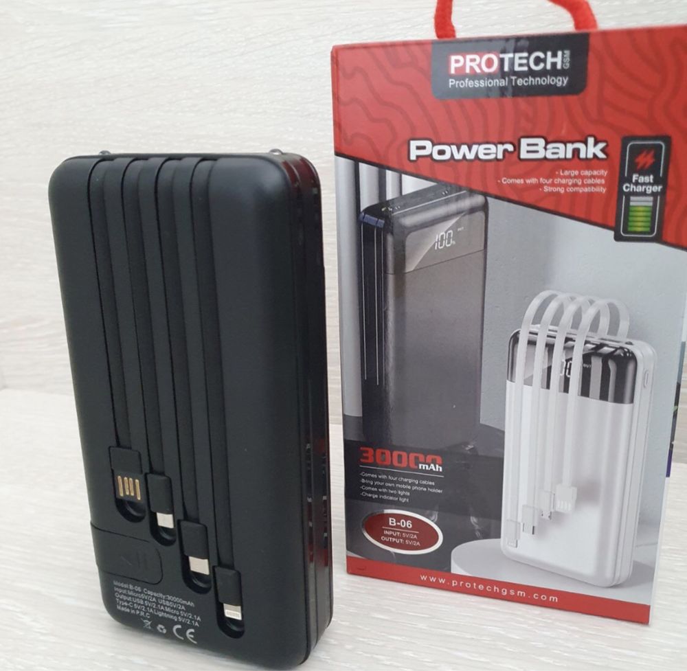 Потужний повербанк 30 000mAh