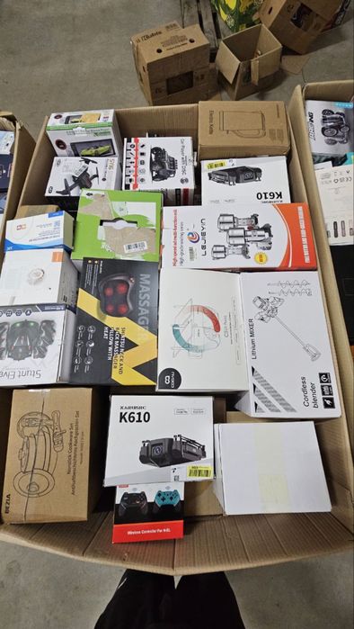 ОПТ! Amazon/Lidl! Палета з технікою,мультимедіа,парксайд,на перепродаж