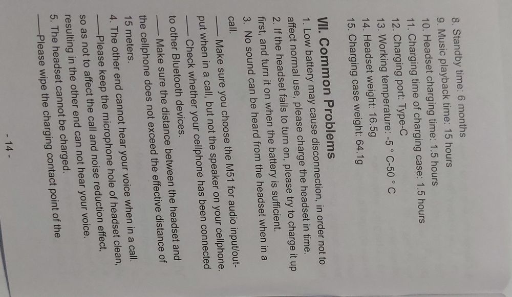 Гарнітура вільні руки NEW BEE M51