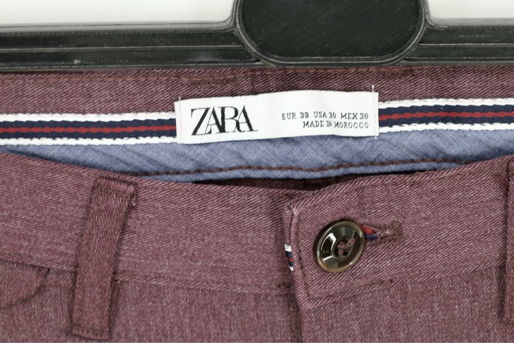 Spodnie męskie z materiału Zara 30