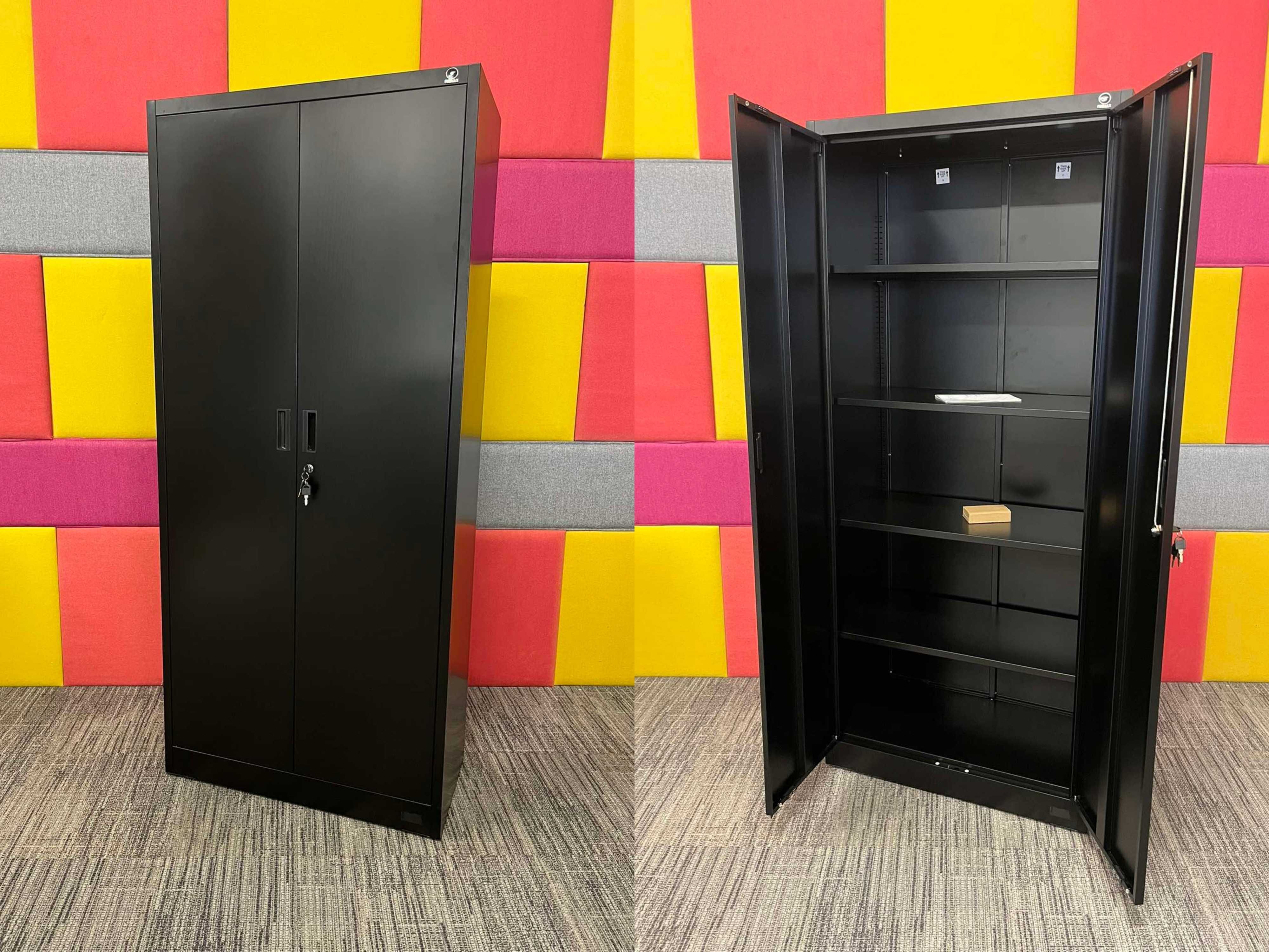 NOWA Szafa metalowa biurowa aktowa garażowa na dokumenty 180x80x40