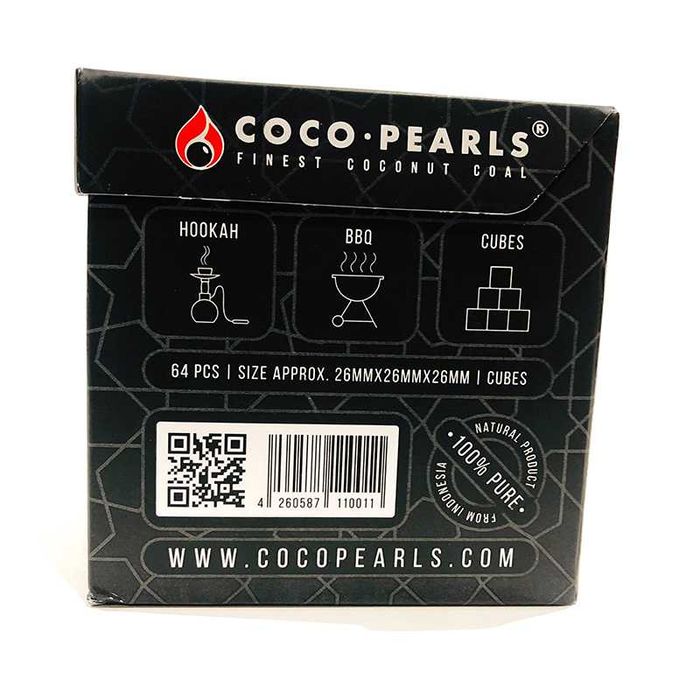 COCO PEARLS | Węgiel do Fajki Wodnej Shisha 1,5kg 26mm BOX