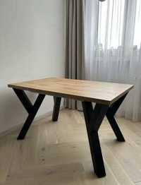 Stół loftowy rozkladany PIER szwedzki drewniany blat rozkładany 210cm