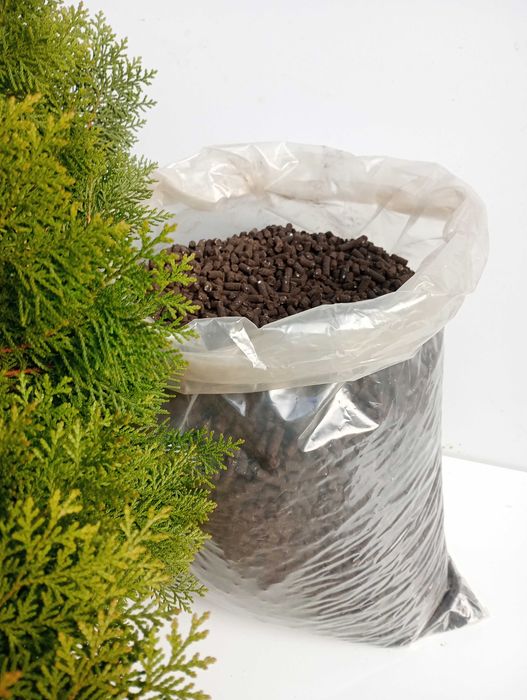 Nawóz naturalny obornik granulowany 20 kg workowany, warzywa