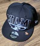 czapka z daszkiem New Era 9Fifty NBATO Miami Heat NBA czarna NOWA