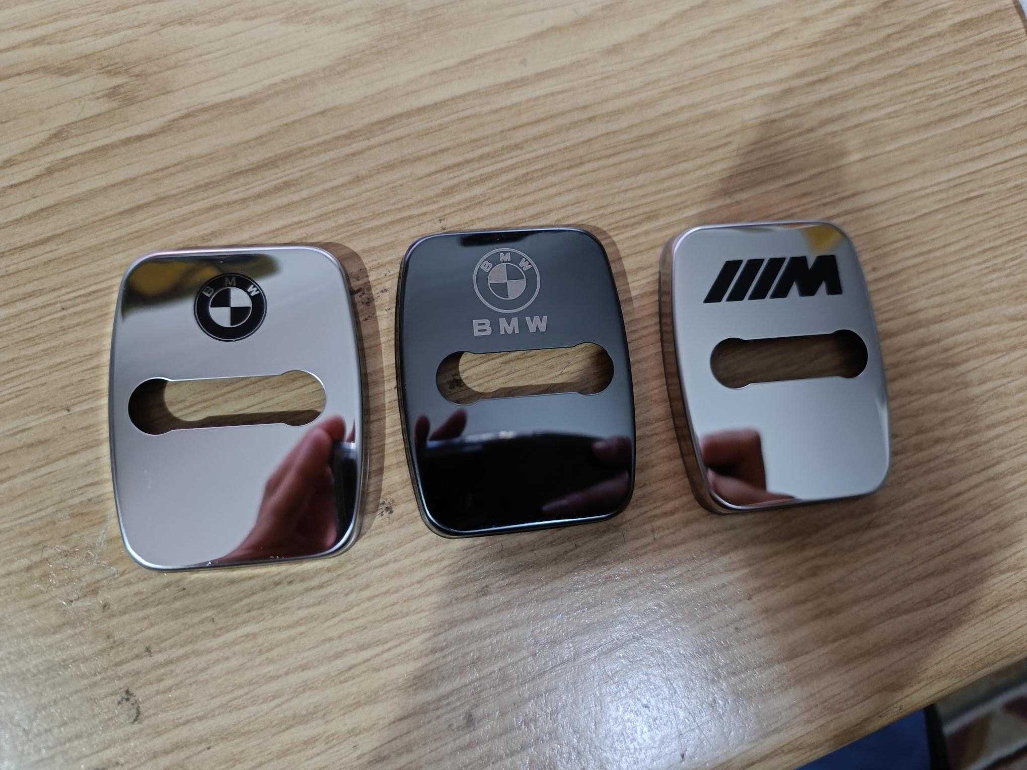 Tampas Proteções Fecho Porta BMW M Performance | Preto ou Cromado