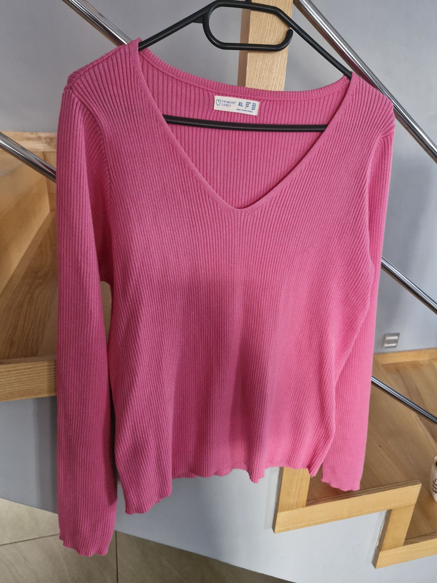 Sweterek prążkowany Primark XL
