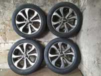Felgi alu Hyundai i10 R15 4x100 opony letnie 185/55R15 7mm Continental