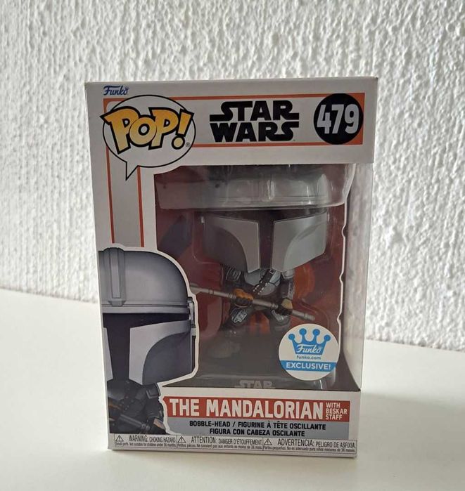 Funko Pop Star Wars Mandalorian # 479 Edição Exclusiva