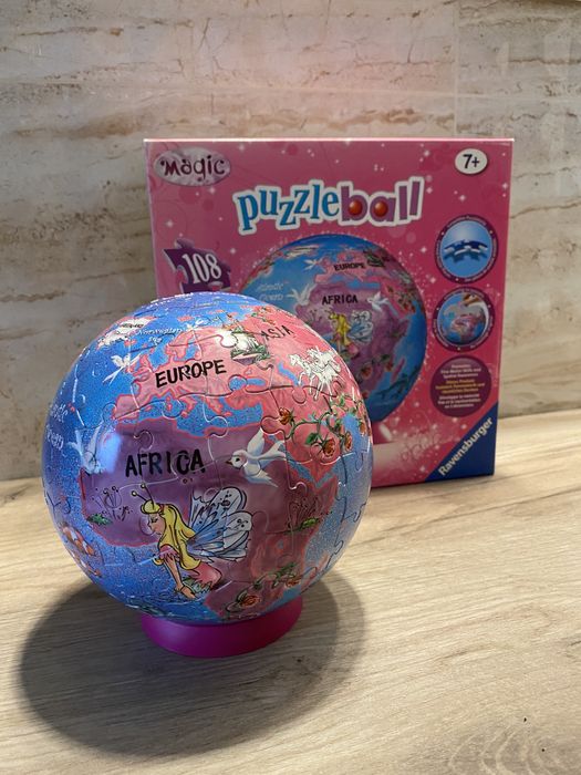 Puzzle Ball 3D 108 szt. Brokatowe