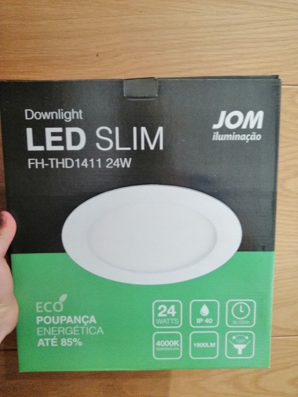 Downligh LED SLIM 24W 4000k 1900LM