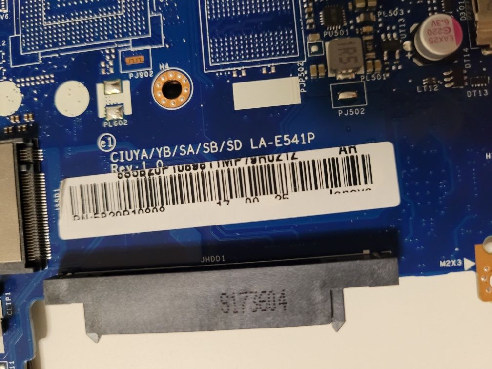 Płyta główna Lenovo LA-E541P 320s 520s i3-7100u + Windows 11