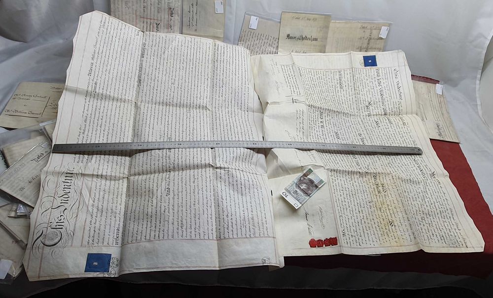 Dokumenty prawne, notarialne,   Brytyjskie od 1829r