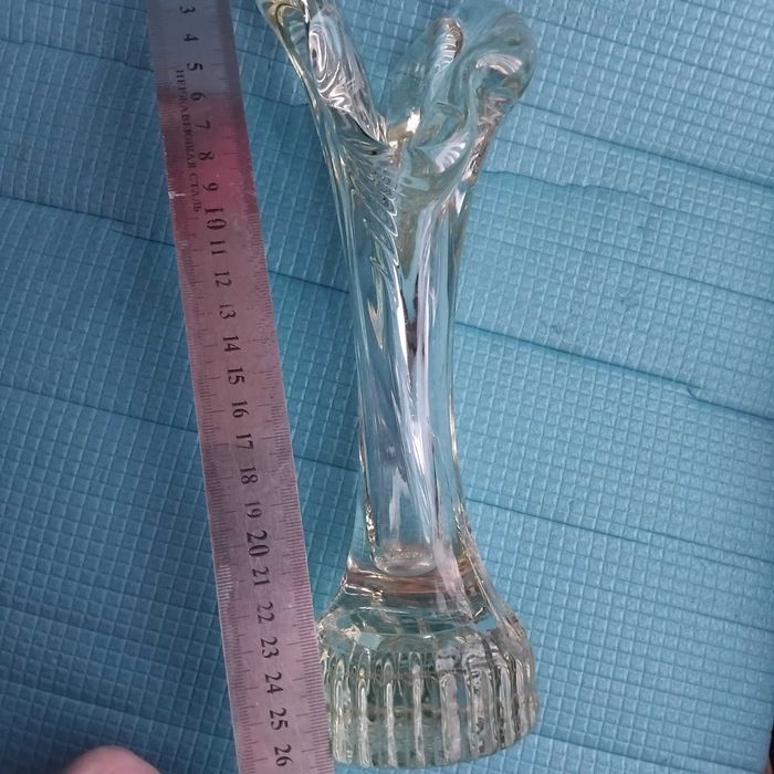 Ваза скляна для квітів СРСР