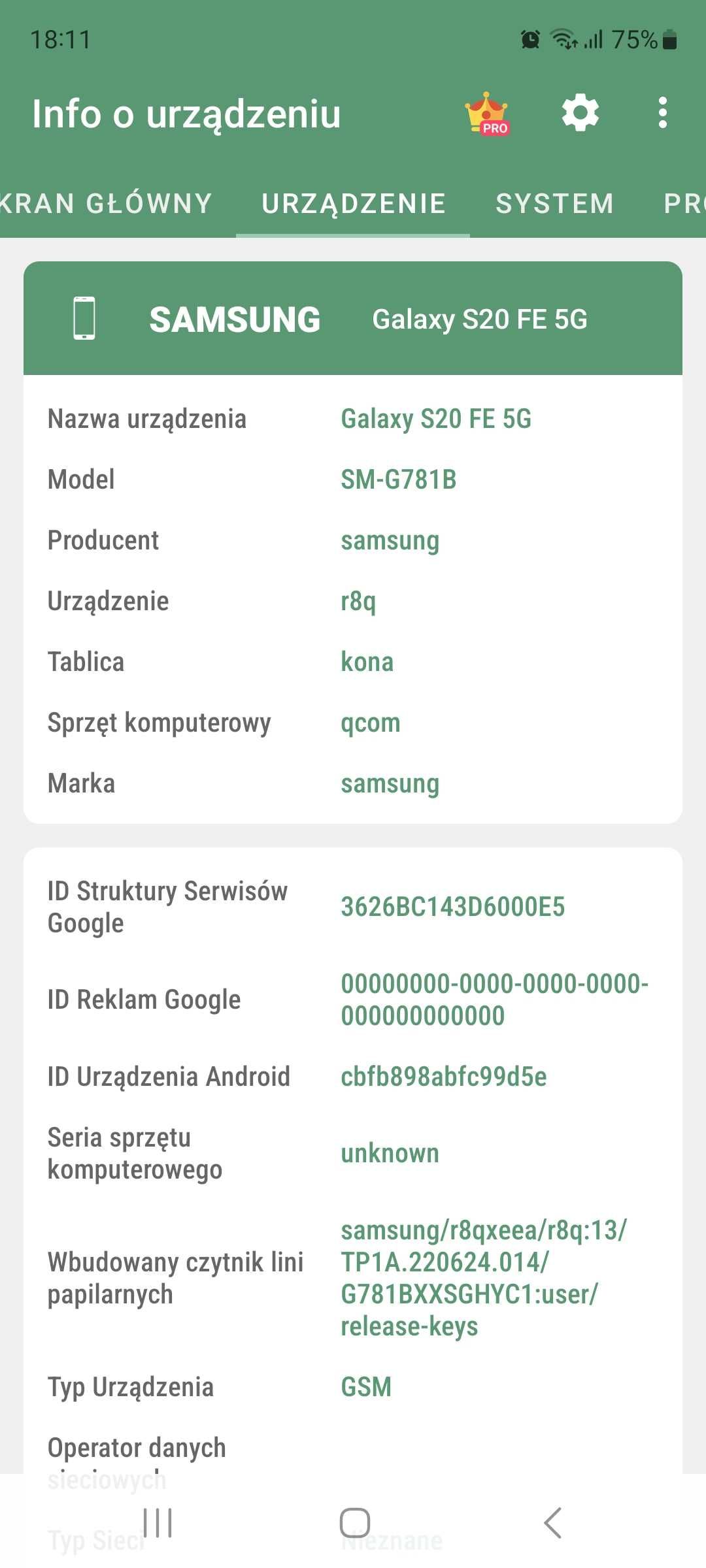 Samsung Galaxy S20 FE 5G 8/256GB Dual Sim + oryginalne etui