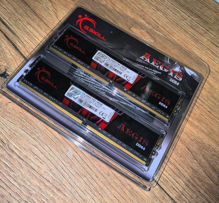 Оперативна пам'ять G.Skill Aegis DDR4 16GB (2x8GB) 3200MHz