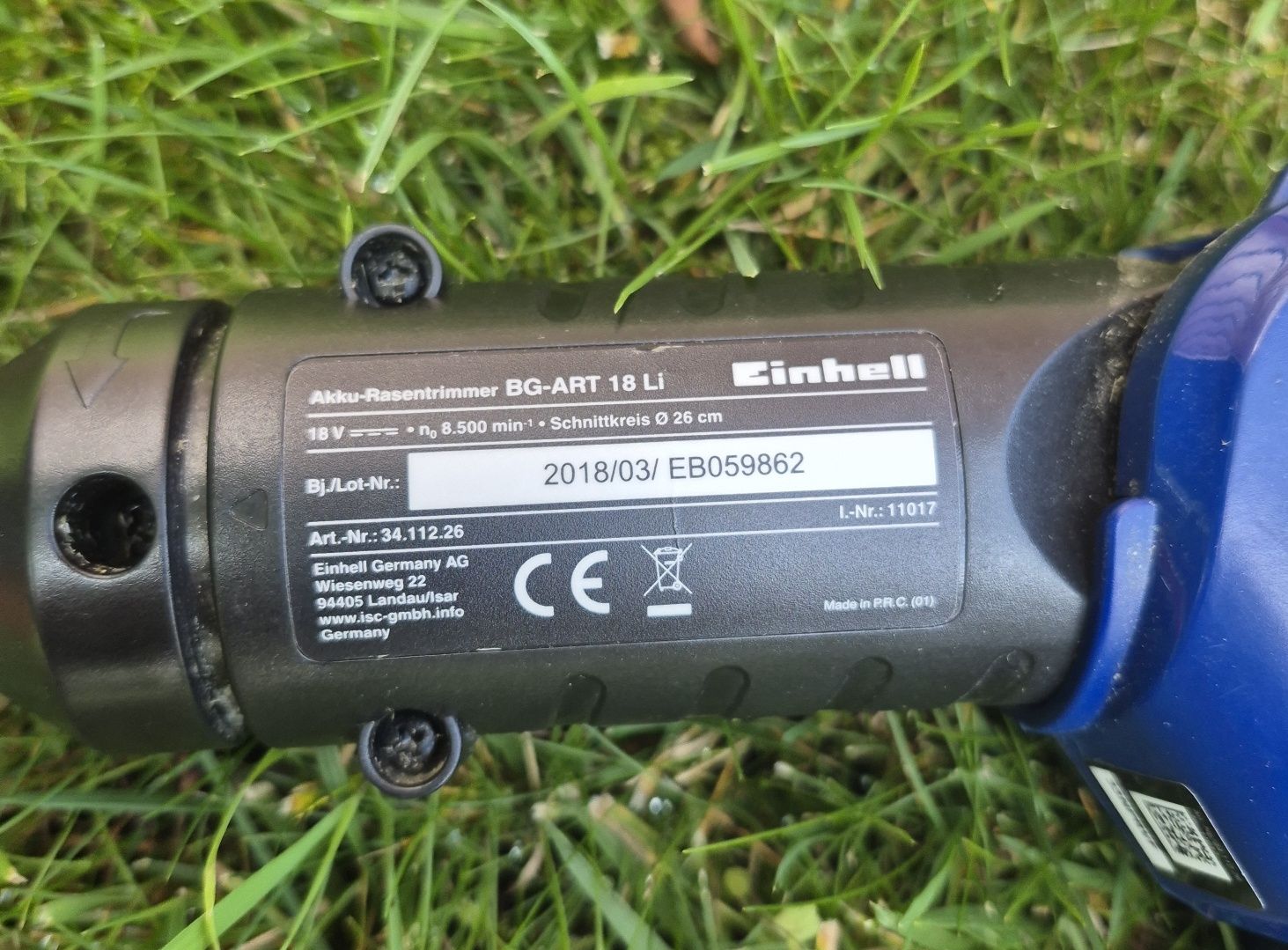 Podkaszarka akumulatorowa Einhell BG-ART 18 Li