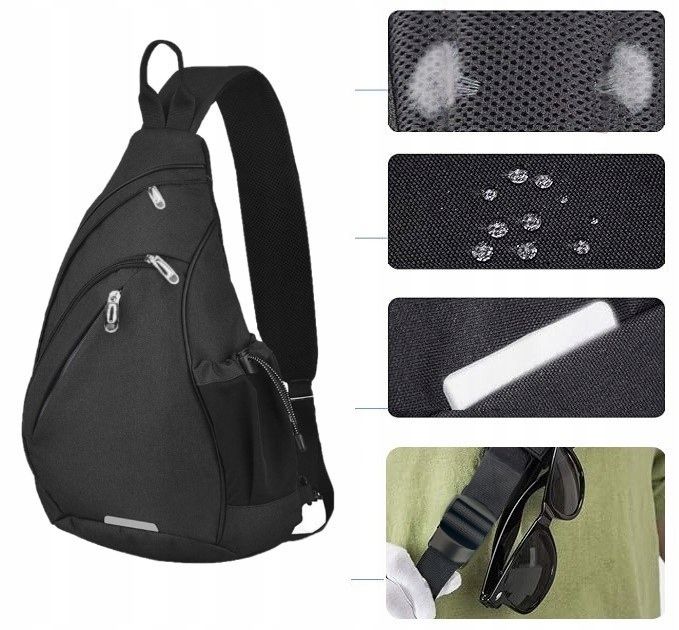 Nerka Plecak Torba Na Jedno Ramię Saszetka Crossbody Miejski Męski