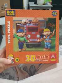 Puzzle 3d bob budowniczy trójwymiarowe puzzle 48 elementów