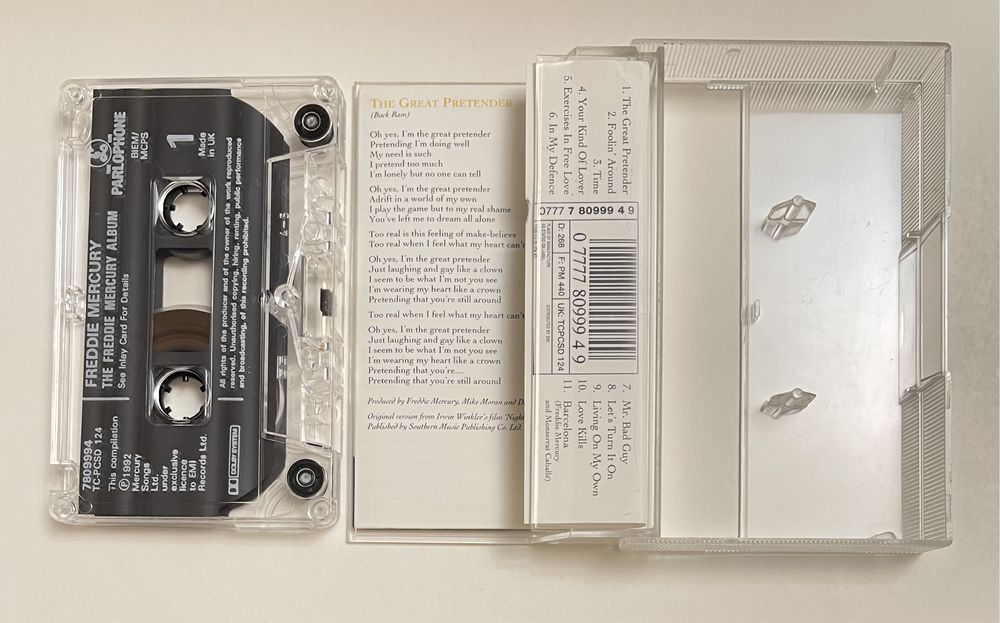 Freddie Mercury kaseta magnetofonowa audio