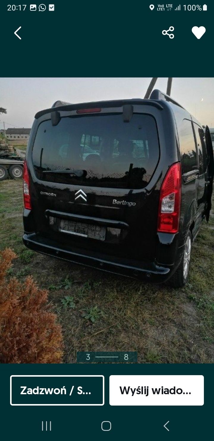 Berlingo Partner multispace XTR Osobowy Czesci