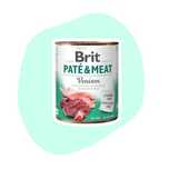 Brit Pate&Meat Venison Dziczyzna 6x800g Karma mokra dla psa