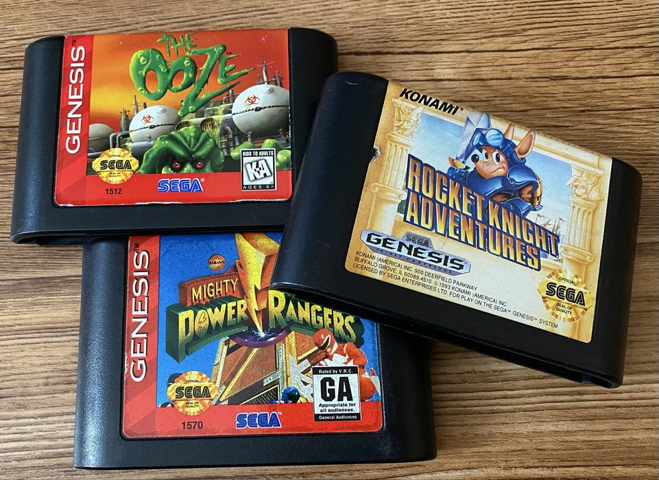 Sega Mega Drive (Genesis): Sonic, Mortal Kombat, Aladdin,Earthworm Jim