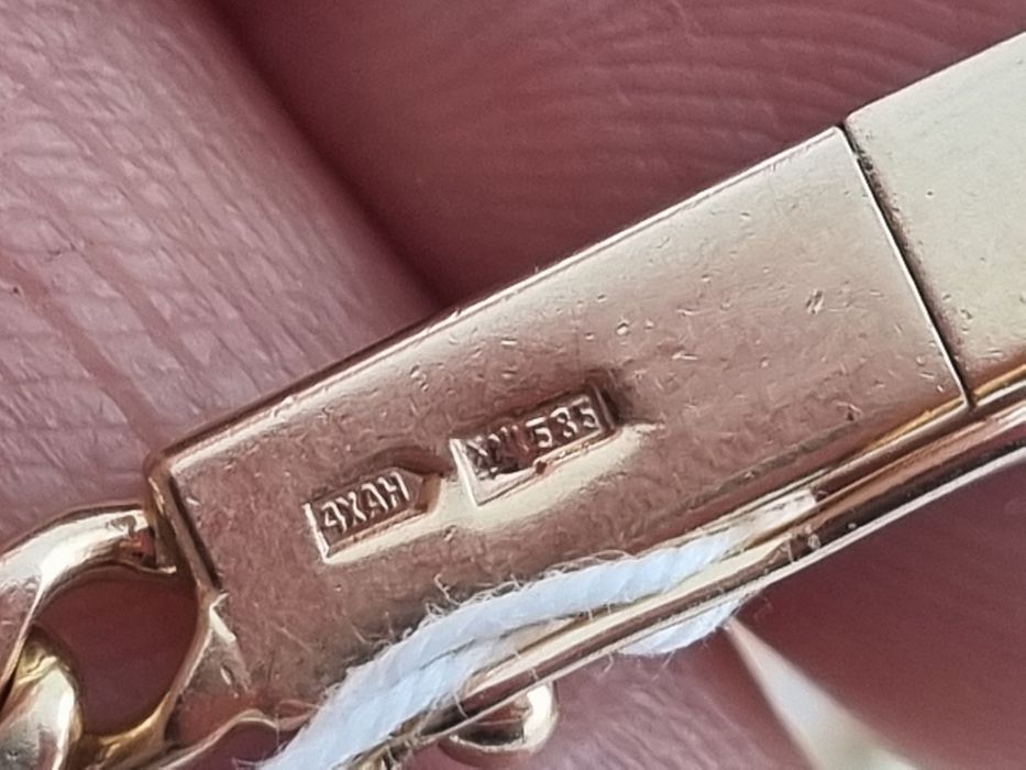 Золотая цепочка "фигаро"