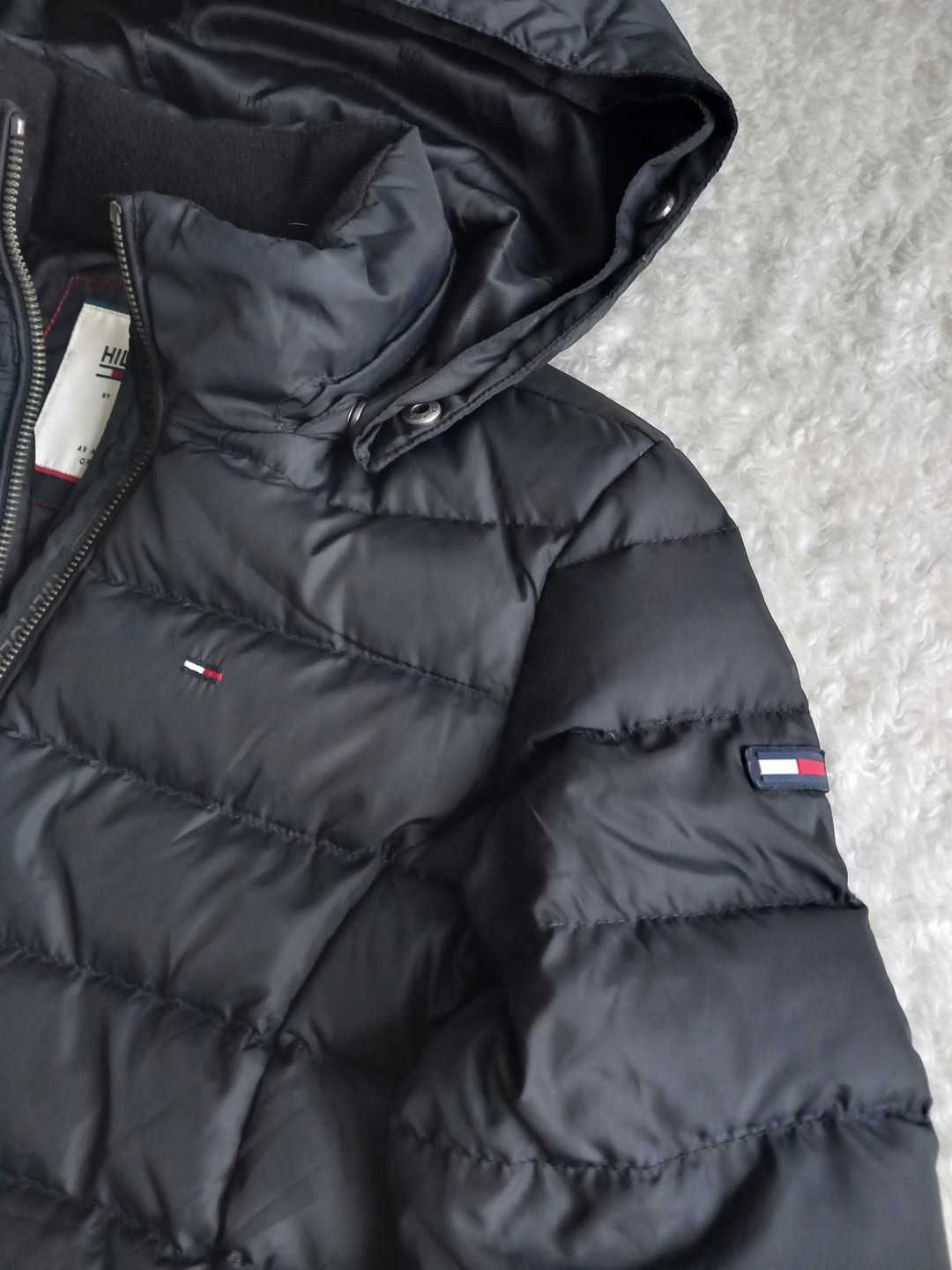 Tommy Hilfiger puchowa kurtka pikowana basic jesień zima