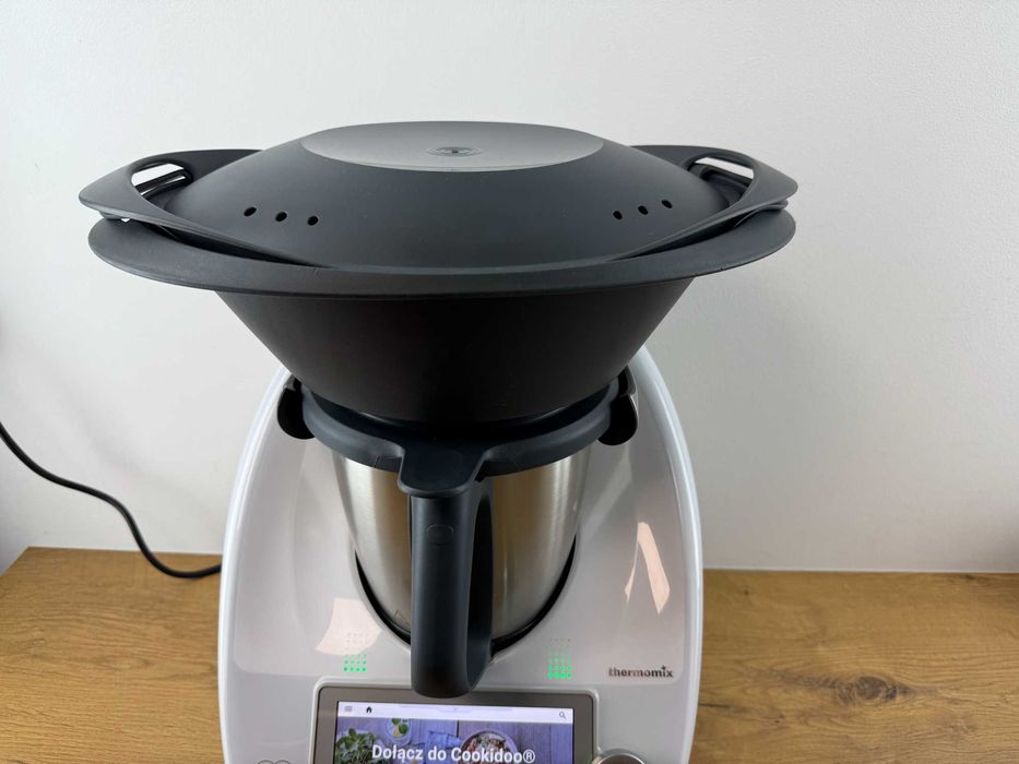 ORYGINALNA Varoma przystawka Thermomix  TM6 Termomix vorwerk Czarna