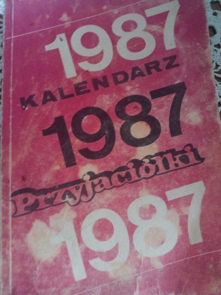 Kalendarz przyjaciółka 1987