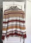 sweter golf w paski