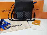 LOUIS VUITTON męska torba Listonoszka, skóra, Francja 33-45