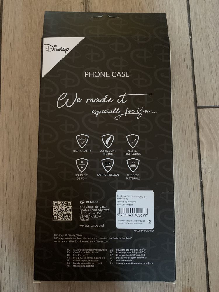 Case Obudowa Iphone 12 Pro MAX Disney Bambi