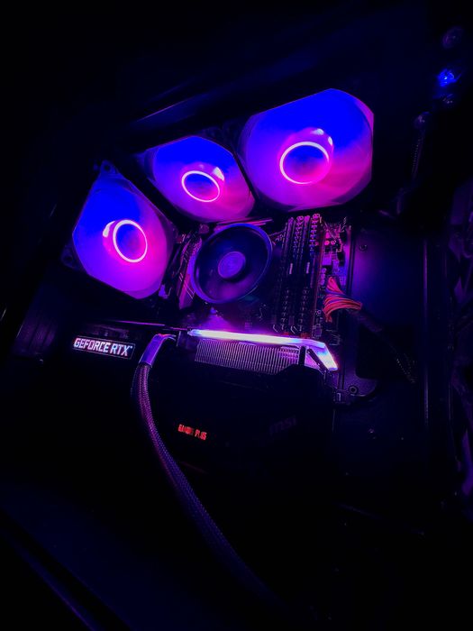 !OKAZJA! RTX 3060 TI RYZEN 5 ARGB SSD komputer gier cs lol fortnite