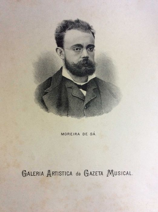 Galeria artistica da gazeta musical. Litograf. do século  XIX. Lote 1