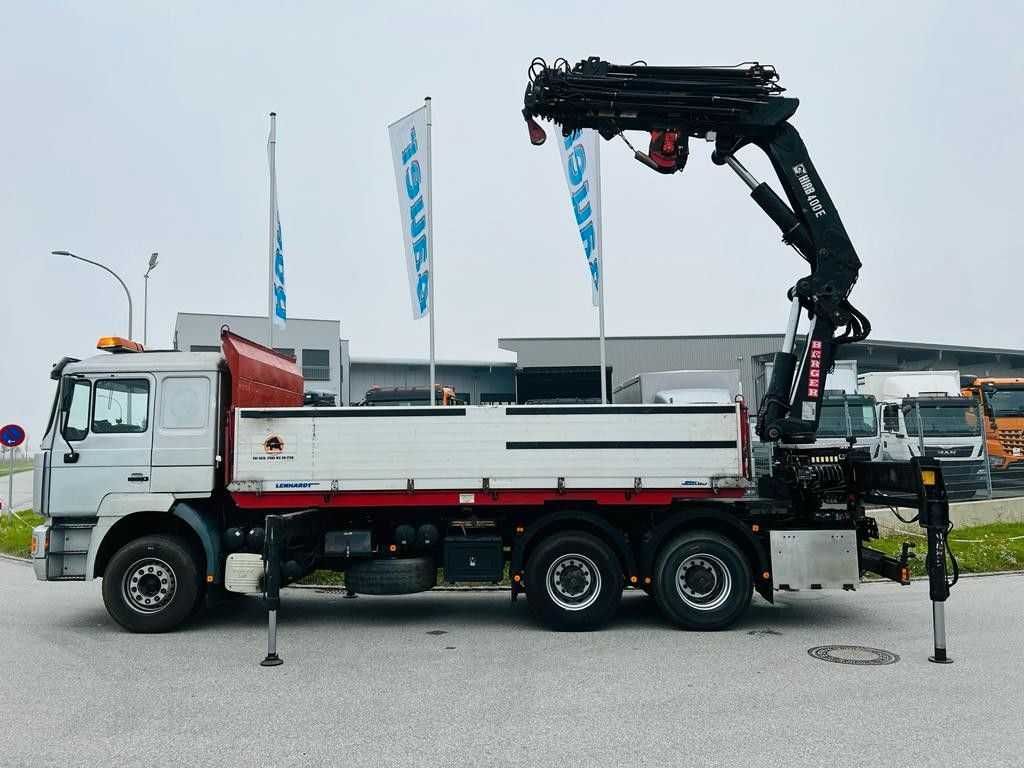 Самоскид MAN 33.464 Kipper 6x4 кран маніпулятор Hiab 400  19м  6700 кг