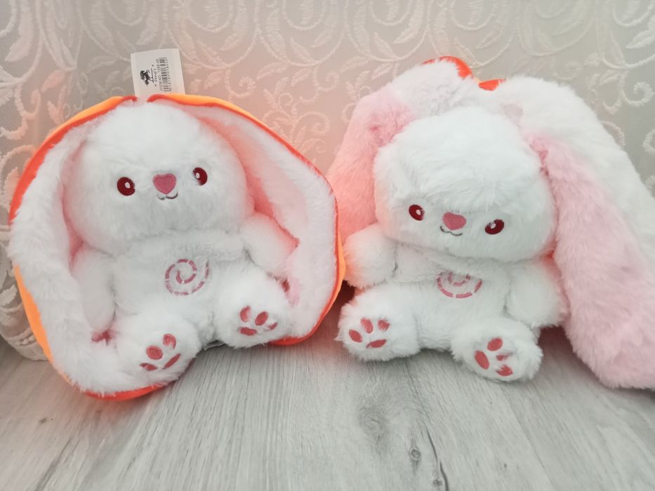 Іграшка нічник дихаючий Зайчик - грає, світиться і дихає