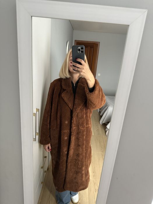 Шубка teddy h&m L пальто