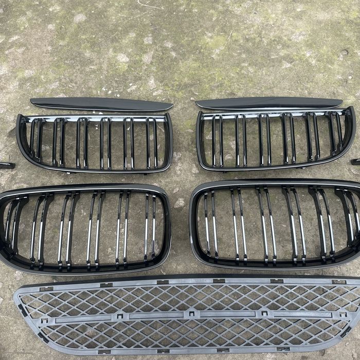 Решотка бампера bmw e90 e91 решітка туманки ноздри бмв Е90 Е91 BMW