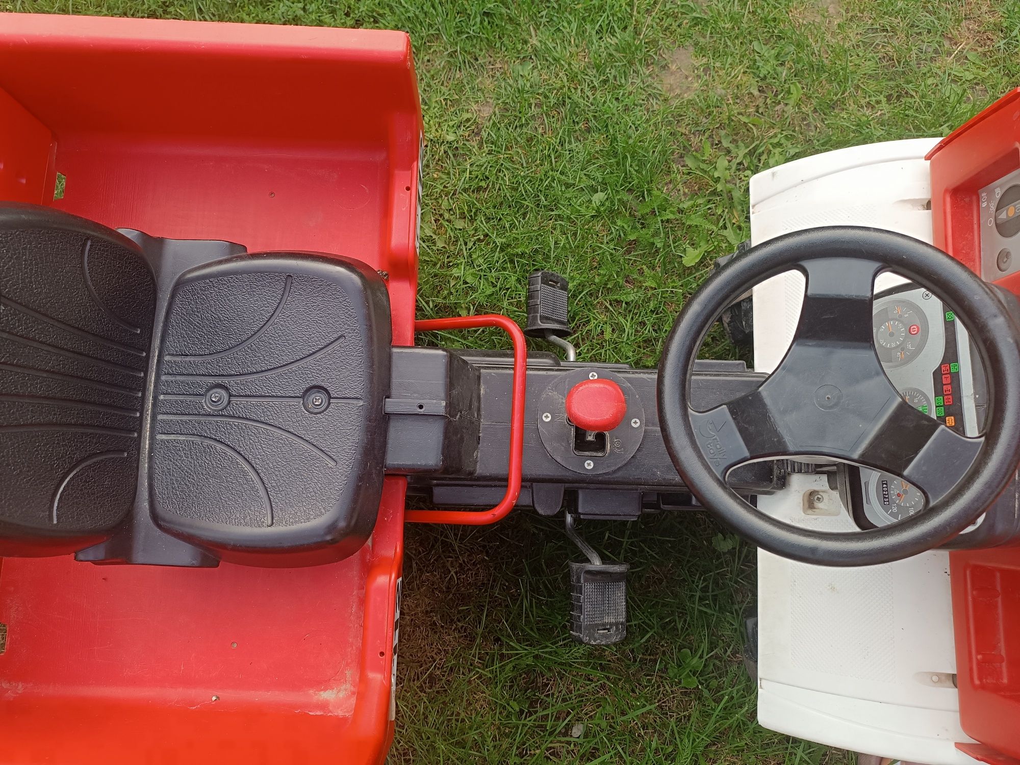 Gokart straż pożarna Rolly Toys, zbiornik na wodę.