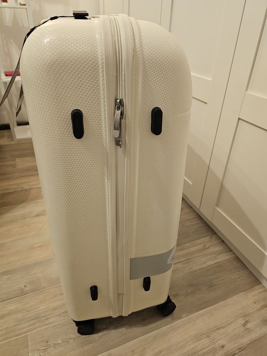 Walizka podróżna PUCCINI duża Biała Nowa