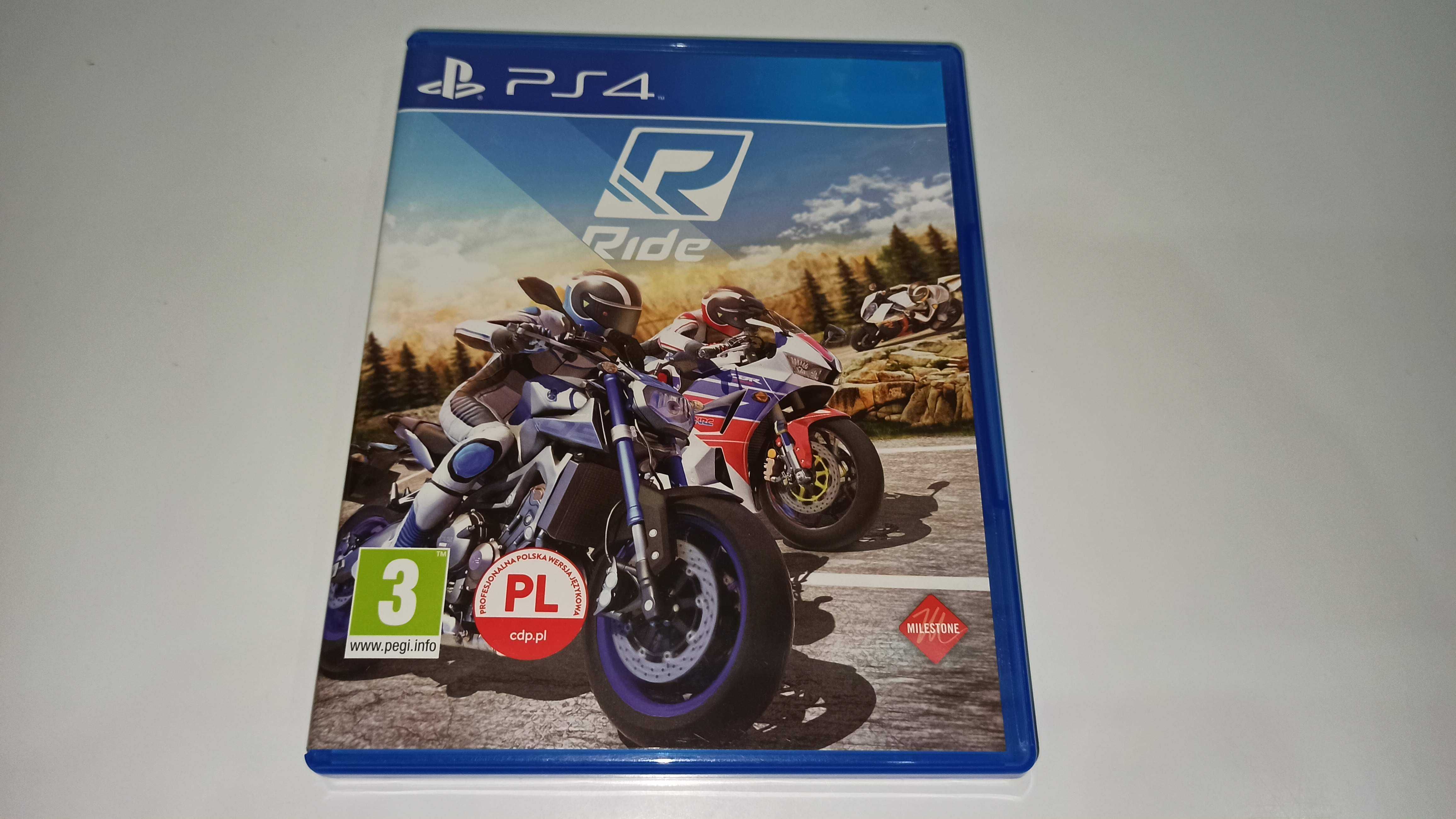 ps4 RIDE wyścigi motory ścigacze, dubbing mówią po polsku