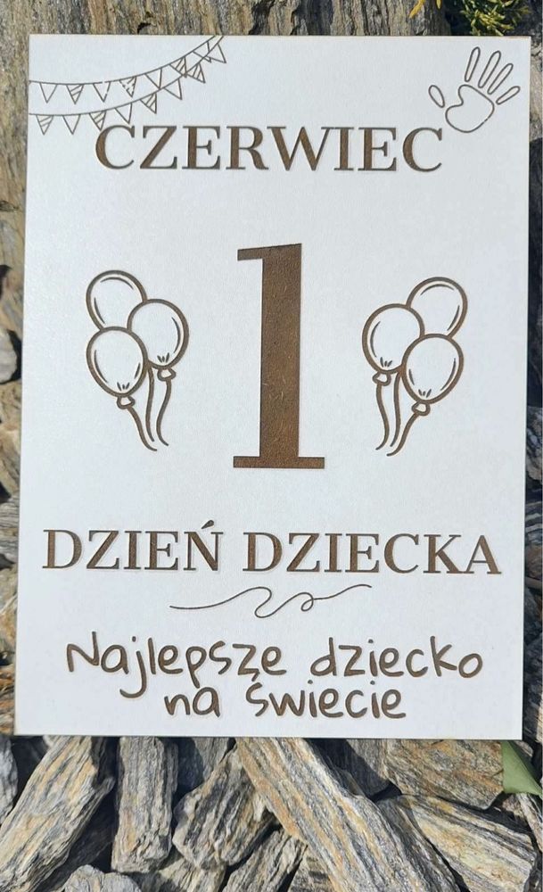 Tabliczka na dzień dziecka