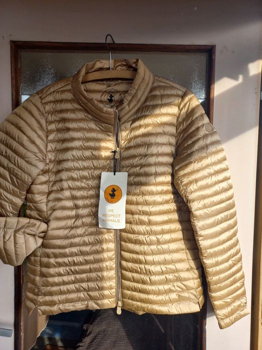 Duck kurtki damska beżowo- złota Nowa s/m
