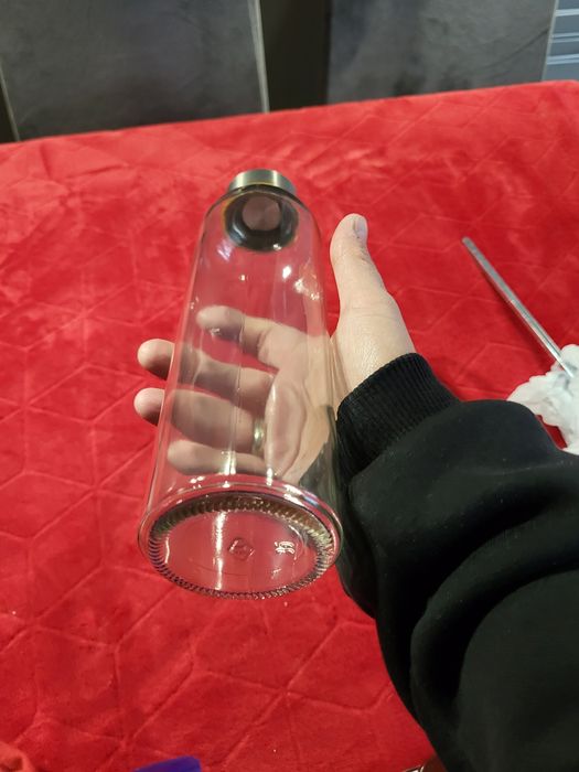 Butelka bidon na wodę szklany pojemnośxć 490 ml