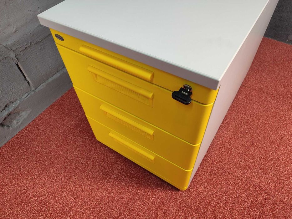 WERNDL biurowa szafka na kółkach zamykana kontenerek szuflady biuro