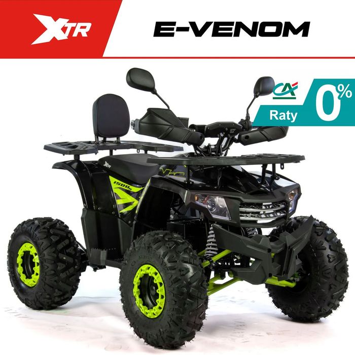 XTR Inny QUAD elektryczny 1500W XTR VENOM światła LED automat dostawa +gratisy